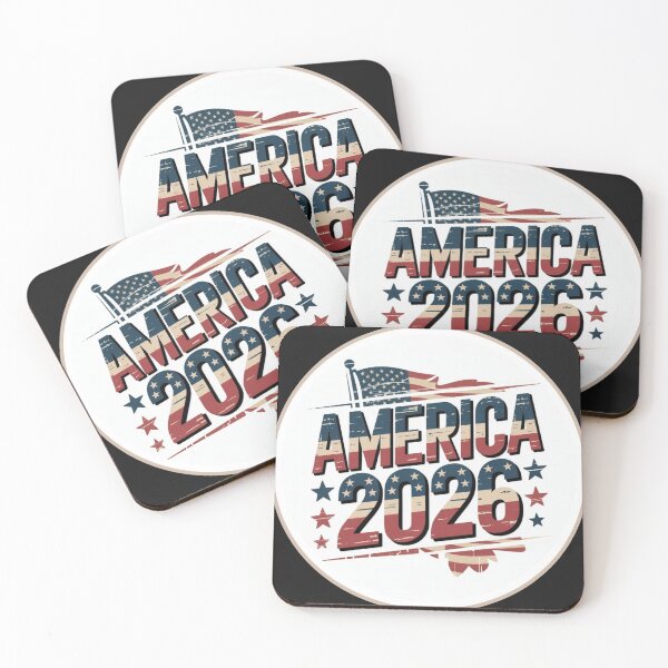Item preview, america2026with a flag,BLACKBG,lovers t-shirt designed and sold by idizayilstore.