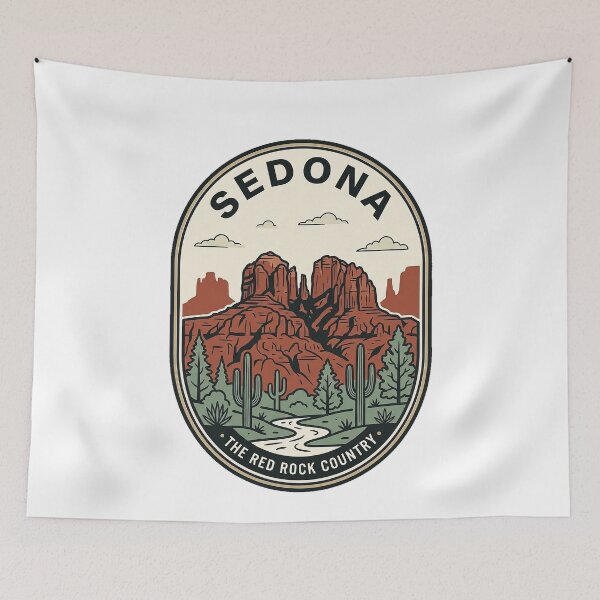 Item preview, Vintage Sedona Arizona Red Rock Country Badge designed and sold by k3rstman1.