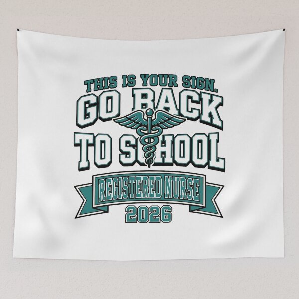 Item preview, Copy of Go Back To School RN 2026 Shirt, Nursing Student Back To School Tee, Future Registered Nurse Gift, Nursing School 2026 Essential T-Shirt  designed and sold by podlook.