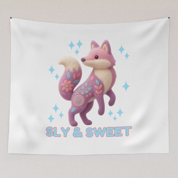 Item preview, Cute Pastel Fox – Sly & Sweet Y2K Aesthetic designed and sold by Y2kSurge.