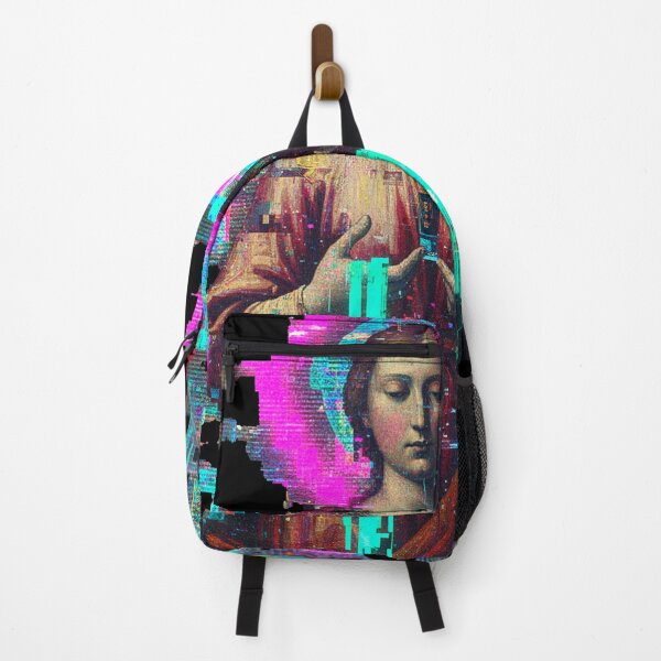 Item preview, Neon Cyber Madonna: Glitch Art Renaissance designed and sold by A E S T H E T A T A G.