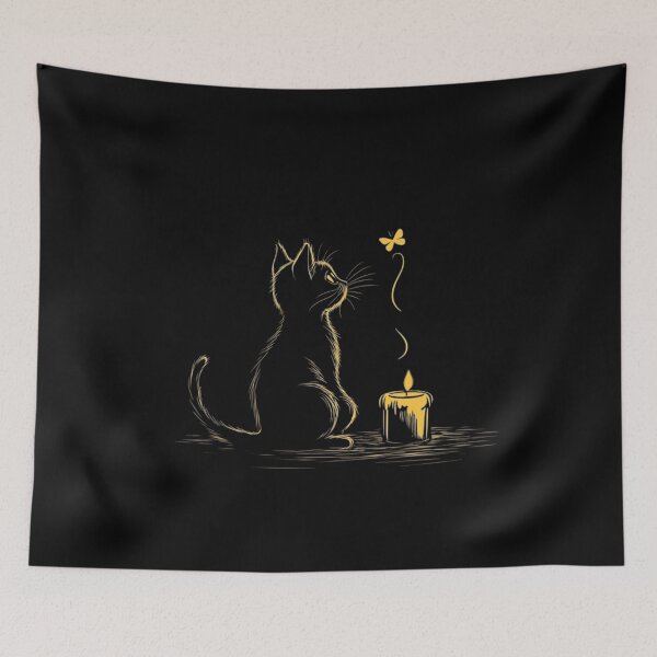 Item preview, Cat in night designed and sold by VividMorphk.