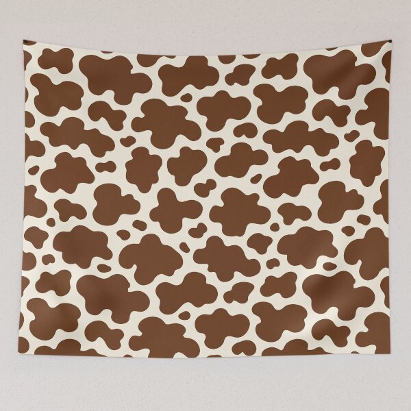 Item preview, Brown Cowhide Rustic Patch Pattern designed and sold by WildlifeInc.