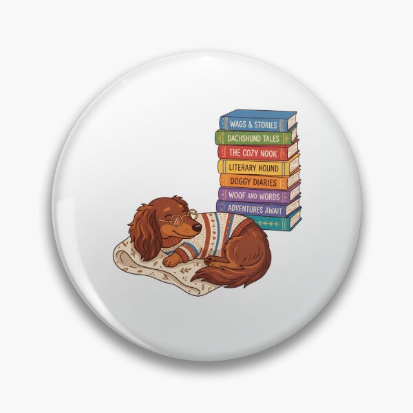 Item preview, Dachshund Book Club Cute Weiner Dog Reader Literary Gift designed and sold by PictoVibe.