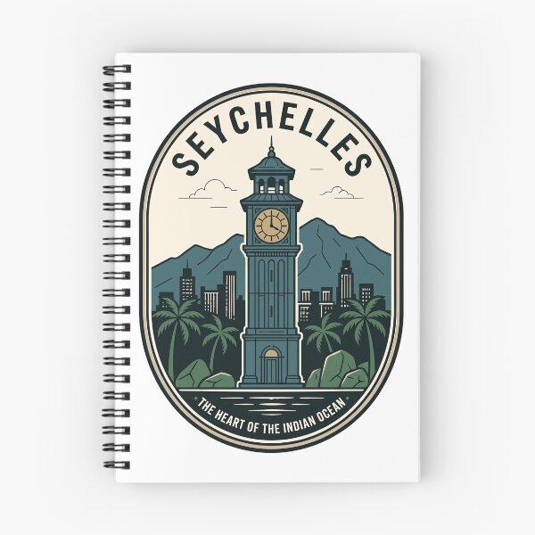 Item preview, Victoria Seychelles Clocktower Vintage Travel Badge designed and sold by k3rstman1.