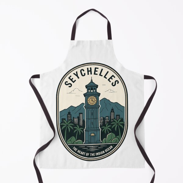 Item preview, Victoria Seychelles Clocktower Vintage Travel Badge designed and sold by k3rstman1.