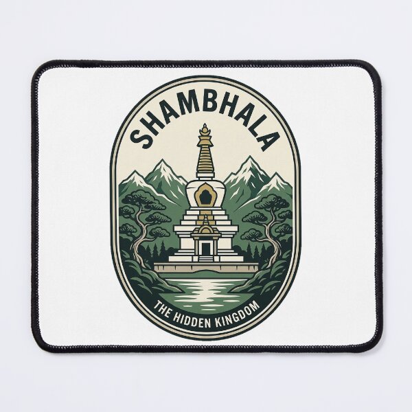 Item preview, Shambhala The Hidden Kingdom Himalayan Stupa Emblem designed and sold by k3rstman1.