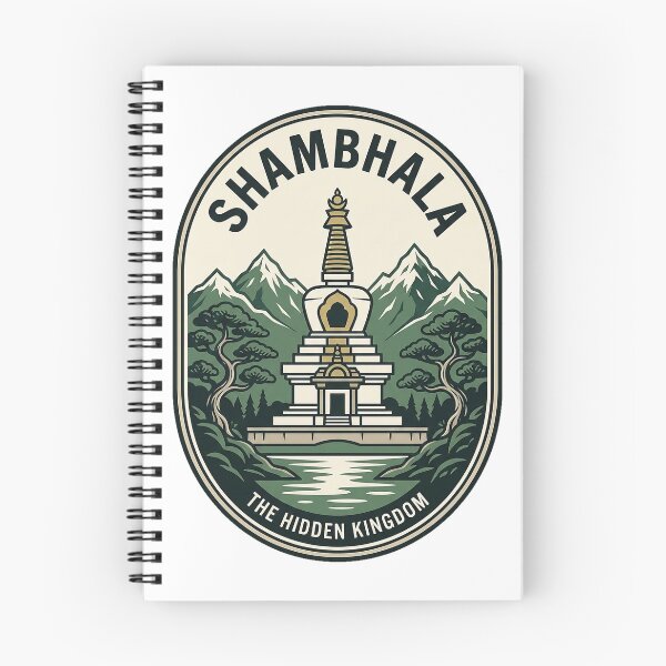 Item preview, Shambhala The Hidden Kingdom Himalayan Stupa Emblem designed and sold by k3rstman1.