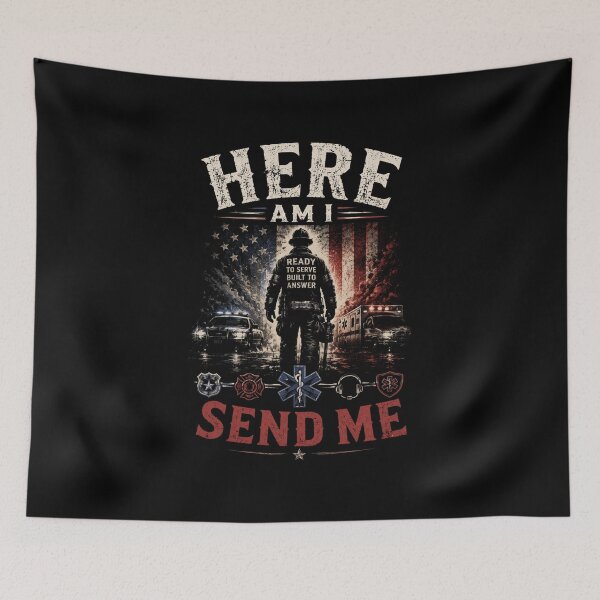 Item preview, Ready To Serve Built To Answer Patriotic Emergency Services designed and sold by MotleyMethod.