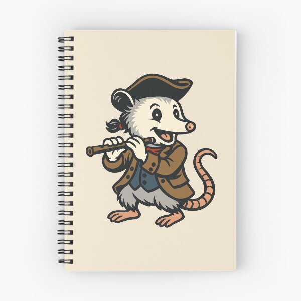 Item preview, Revolutionary Fife Playing Opossum designed and sold by Ghost on Toast.