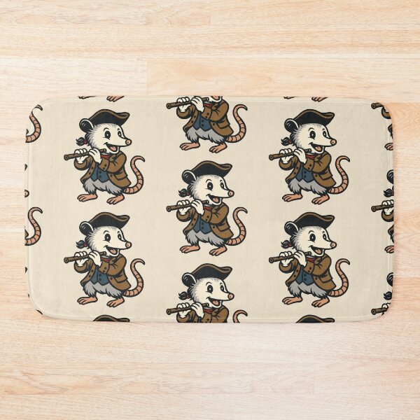 Item preview, Revolutionary Fife Playing Opossum designed and sold by Ghost on Toast.