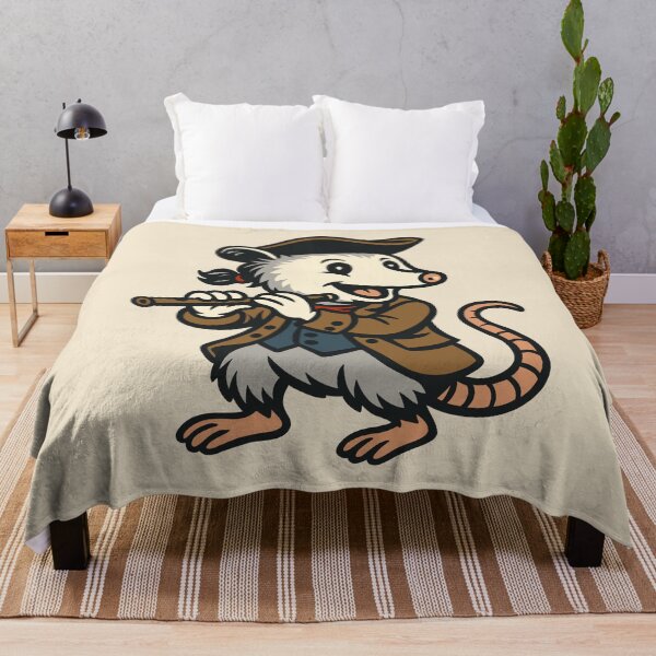 Item preview, Revolutionary Fife Playing Opossum designed and sold by Ghost on Toast.