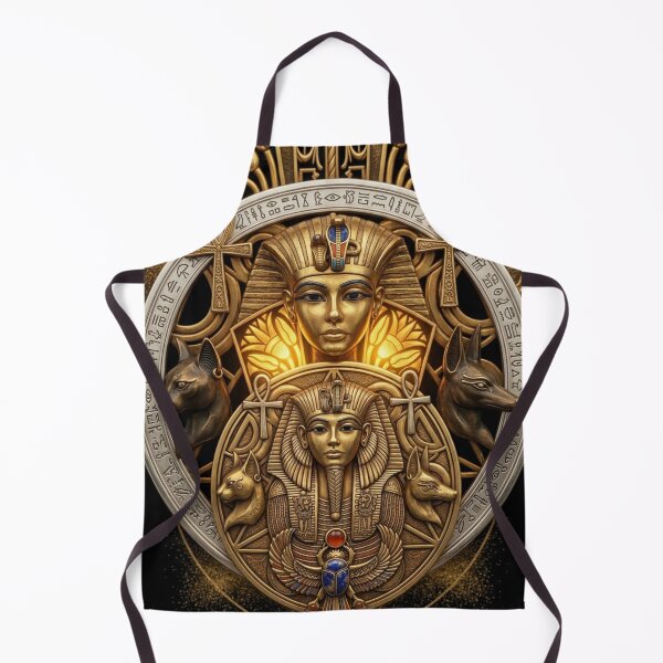 Item preview, Ancient Egyptian Gods and Pharaohs | Anubis Bastet Sacred Symbols Art designed and sold by Queen Cleopatra.