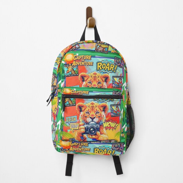 Item preview, Cute Lion Photographer | Kids Safari Camera Art designed and sold by bewitchedcuties.
