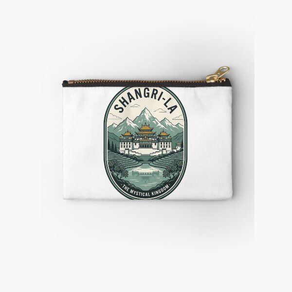Item preview, Shangri-La Mystical Kingdom Himalayan Landscape Travel Badge designed and sold by k3rstman1.