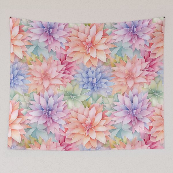 Item preview, Stained Glass Dahlias designed and sold by DelicateBalance.