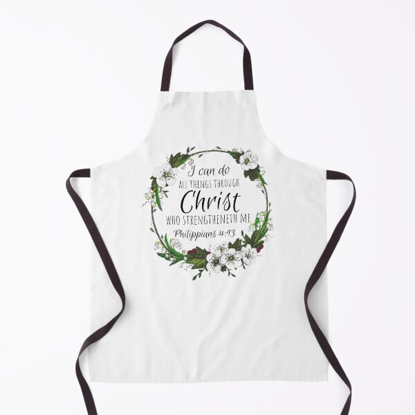 Item preview, I Can Do All Things Through Christ Floral Design designed and sold by Cora Worthington Art.