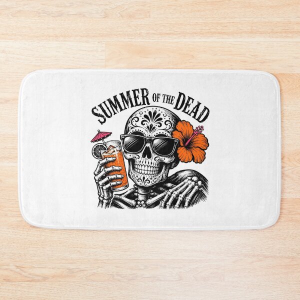 Item preview, Tropical Goth Skeleton Summer Sugar Skull Beach Drink designed and sold by chattsuede.