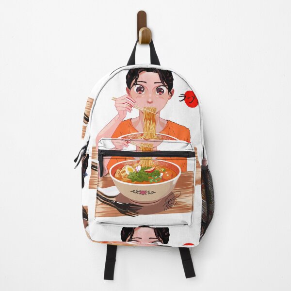 Item preview, Cozy Anime Girl Eating Ramen Lofi Aesthetic Art designed and sold by Rhapsodic1290.
