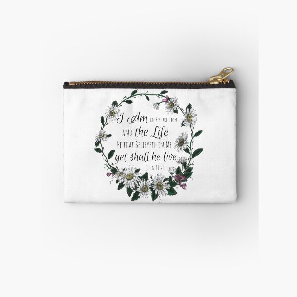 Item preview, John 11:25 Floral Daisy Design designed and sold by Cora Worthington Art.