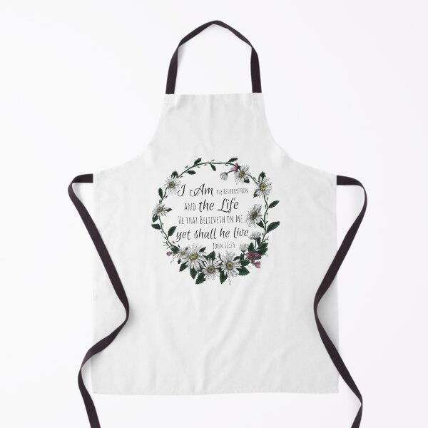 Item preview, John 11:25 Floral Daisy Design designed and sold by Cora Worthington Art.