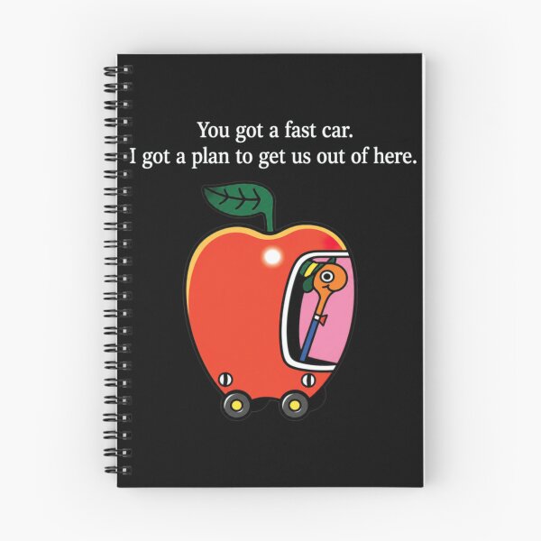 Item preview, Apple Car Escape Plan Retro Cartoon Road Trip Design designed and sold by RRMadeArt.