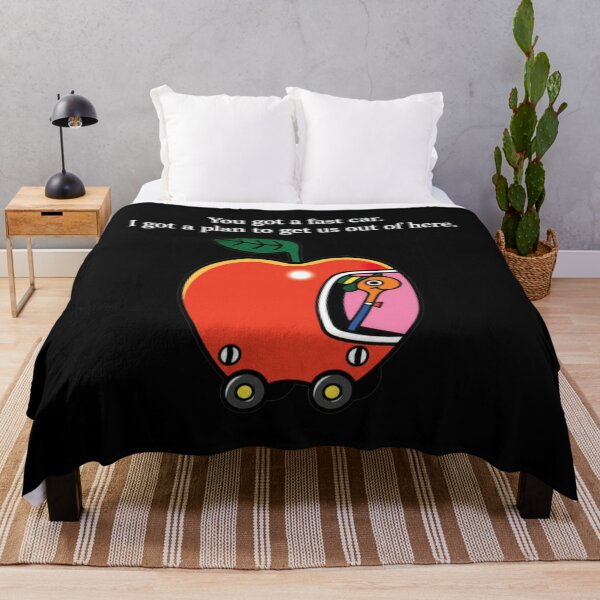 Item preview, Apple Car Escape Plan Retro Cartoon Road Trip Design designed and sold by RRMadeArt.