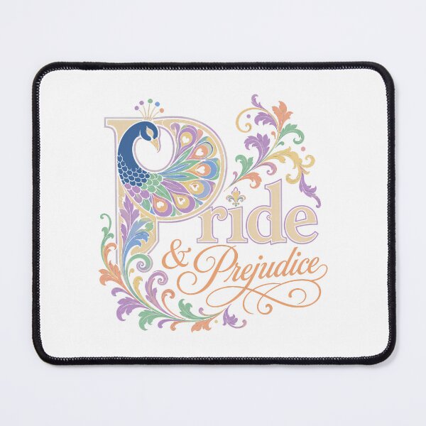 Item preview, Vintage Pride and Prejudice Peacock Floral Pattern designed and sold by chattsuede.