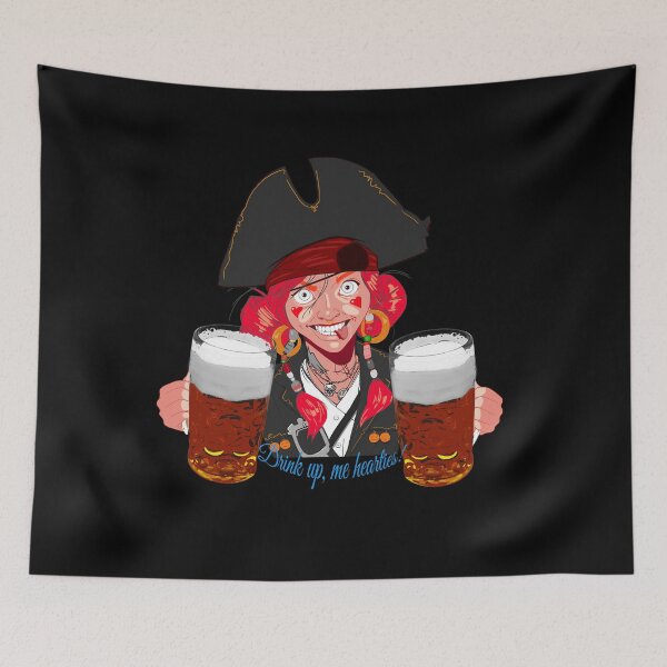 Item preview, Gothic Oktoberfest Pirate Girl Tavern Fantasy Art designed and sold by Rhapsodic1290.