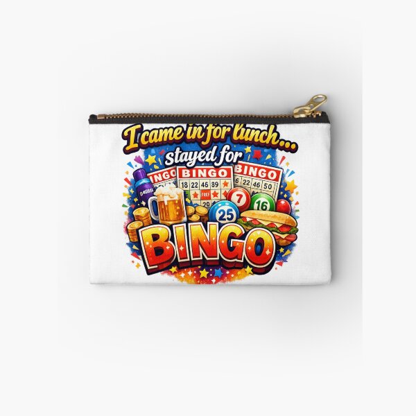 Item preview, I Came in for Lunch Stayed for Bingo Funny Bingo Lover Retro Design designed and sold by justsuestudio.