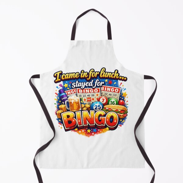Item preview, I Came in for Lunch Stayed for Bingo Funny Bingo Lover Retro Design designed and sold by justsuestudio.