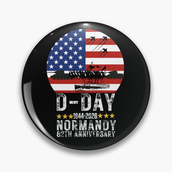 Item preview, D-Day 82nd Anniversary Operation Overlord Normandy 1944 Historical Tribute designed and sold by BOUCHERIT amine.