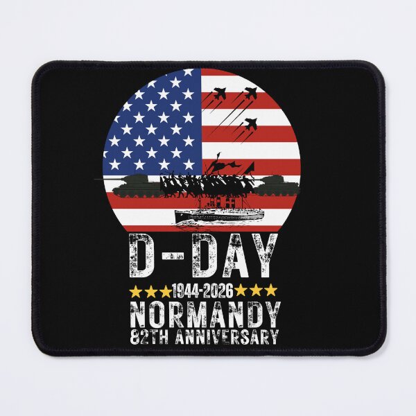 Item preview, D-Day 82nd Anniversary Operation Overlord Normandy 1944 Historical Tribute designed and sold by BOUCHERIT amine.