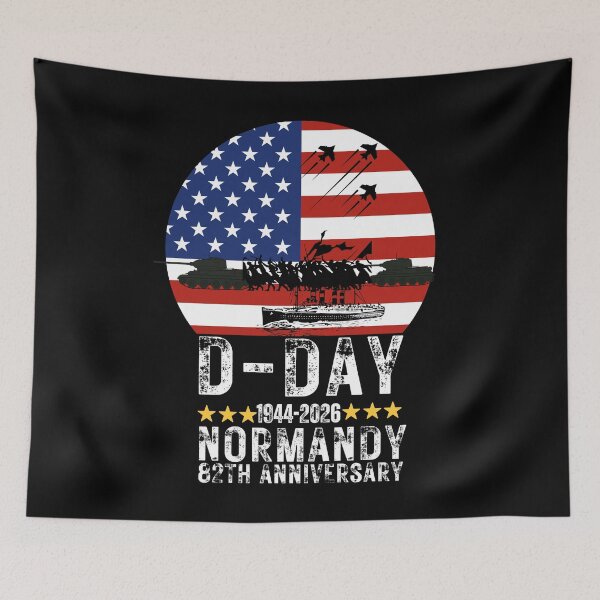 Item preview, D-Day 82nd Anniversary Operation Overlord Normandy 1944 Historical Tribute designed and sold by BOUCHERIT amine.