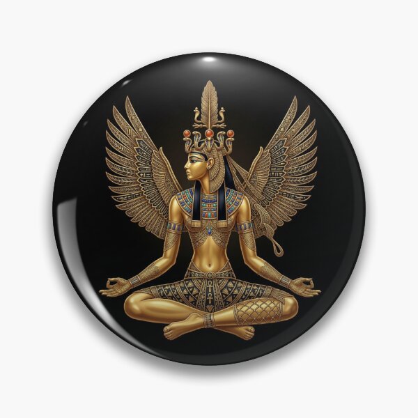 Item preview, Winged Egyptian Goddess Isis | Divine Ancient Egypt Queen Art designed and sold by Queen Cleopatra.