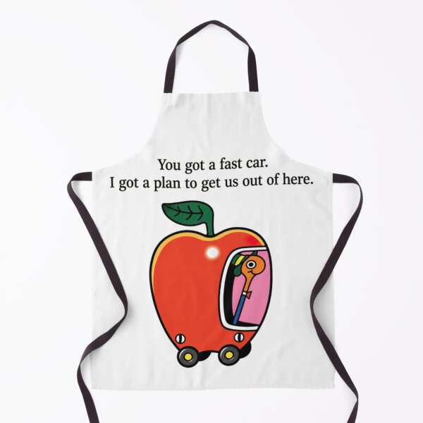 Item preview, Vintage Apple Car Road Trip Escape Plan Cartoon Design designed and sold by RRMadeArt.