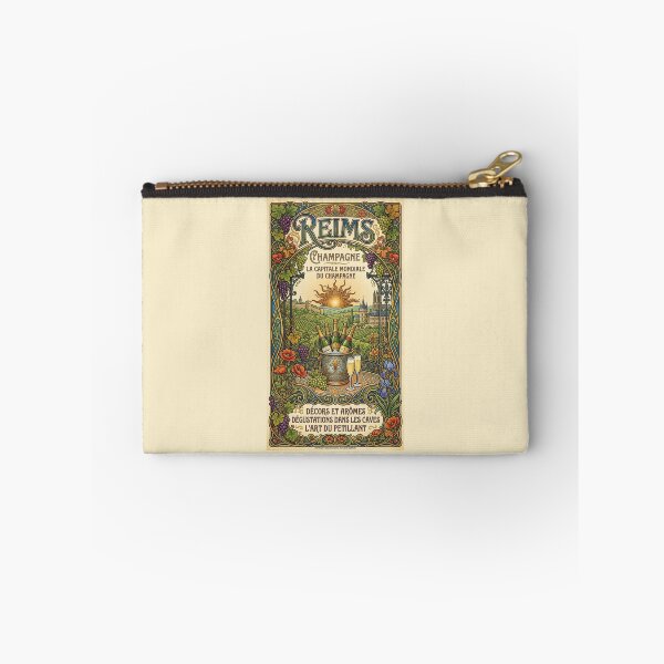 Item preview, Reims, France Art Nouveau Poster designed and sold by travelwitheric.