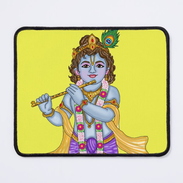 Item preview, Lord Krishna Artwork | Divine Hindu God Digital Illustration designed and sold by Harshit_Digital_Arts.