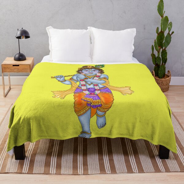 Item preview, Lord Krishna Artwork | Divine Hindu God Digital Illustration designed and sold by Harshit_Digital_Arts.