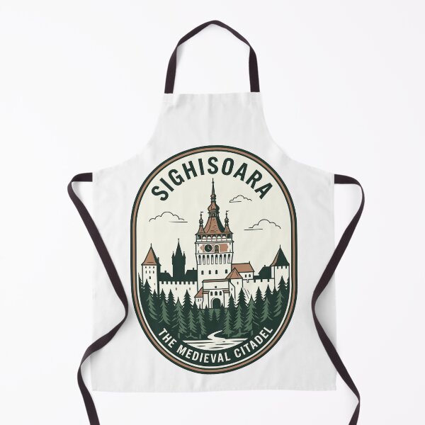 Item preview, Sighisoara Medieval Citadel Vintage Romania Travel Badge designed and sold by k3rstman1.
