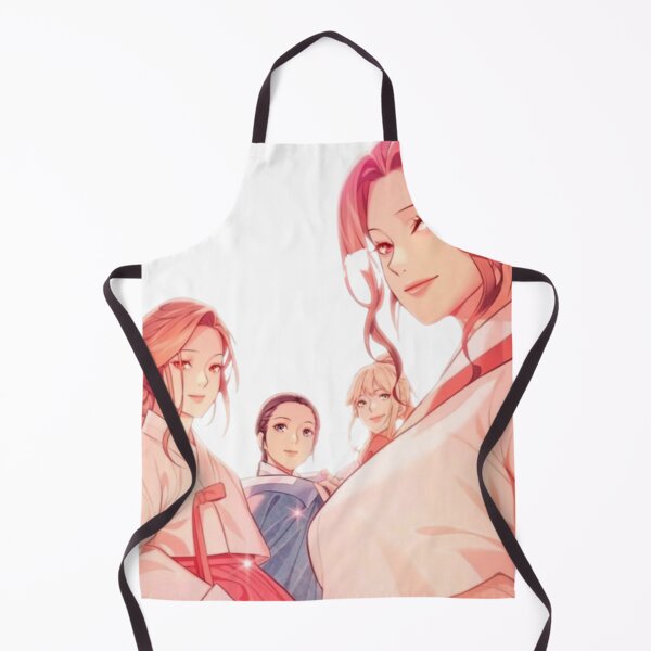 Item preview, Pink Hanbok Anime Girls | Elegant Korean-Inspired Webtoon Art designed and sold by MeowLoka ⭐⭐⭐⭐.