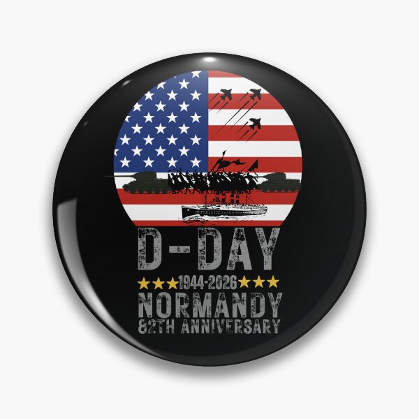 Item preview, D-Day 82nd Anniversary Operation Overlord Normandy 1944 Historical Tribute designed and sold by BOUCHERIT amine.