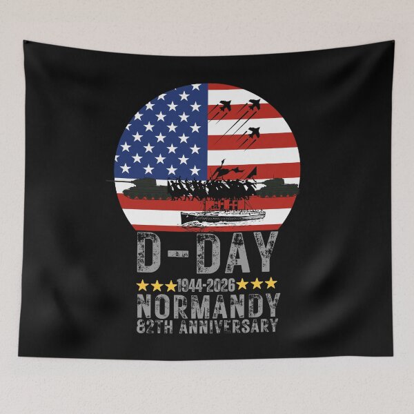 Item preview, D-Day 82nd Anniversary Operation Overlord Normandy 1944 Historical Tribute designed and sold by BOUCHERIT amine.