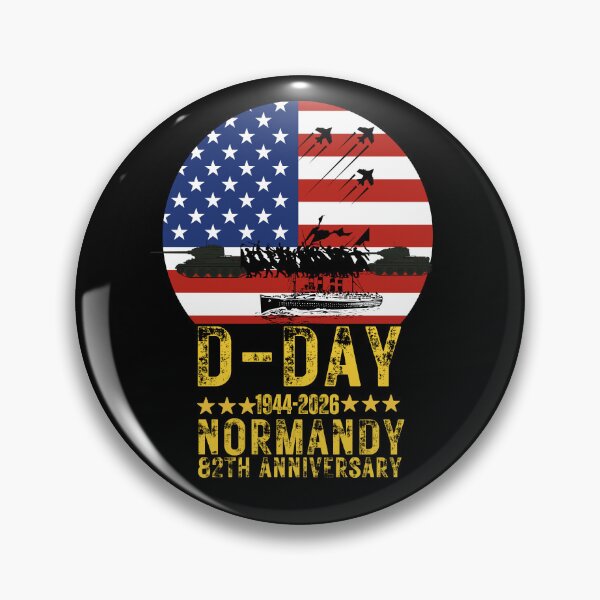 Item preview, D-Day 82nd Anniversary Operation Overlord Normandy 1944 Historical Tribute designed and sold by BOUCHERIT amine.