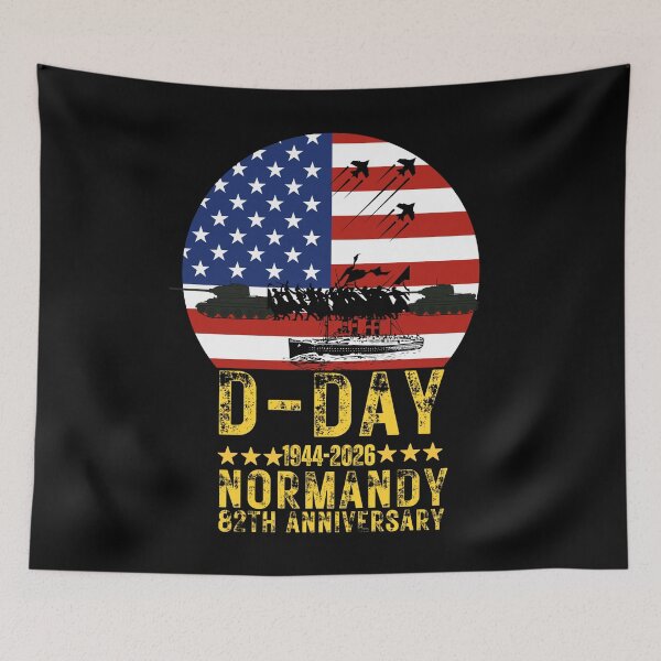 Item preview, D-Day 82nd Anniversary Operation Overlord Normandy 1944 Historical Tribute designed and sold by BOUCHERIT amine.