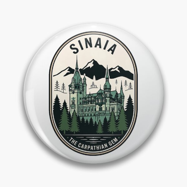 Item preview, Sinaia The Carpathian Gem Vintage Travel Badge designed and sold by k3rstman1.