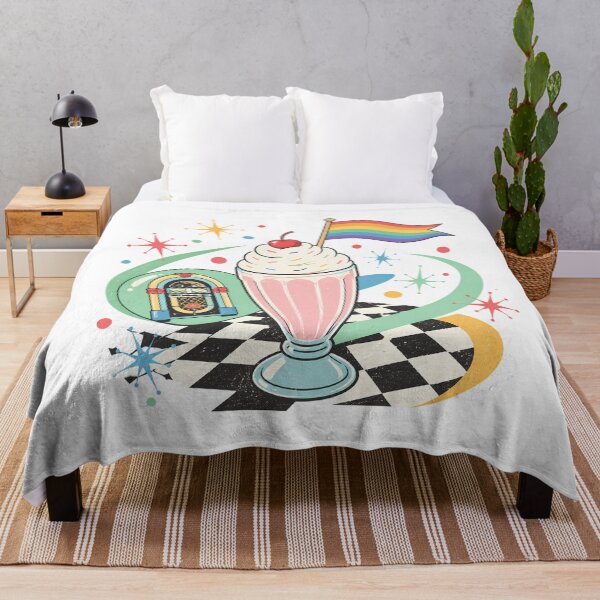 Item preview, Retro Pride Milkshake Kawaii 50s Diner designed and sold by chattsuede.