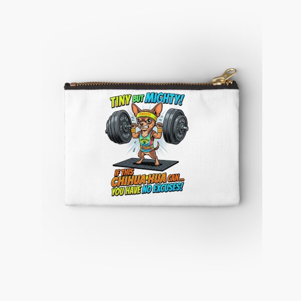 Item preview, Chihuahua Fitness Weightlifting Club Funny Gym Motivation Workout designed and sold by PictoVibe.
