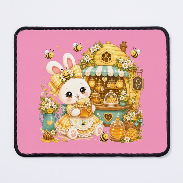 Item preview, Kawaii Honey Bee Bunny – Cute Cottagecore Honey Shop Rabbit Spring Aesthetic designed and sold by ALH Apparel.