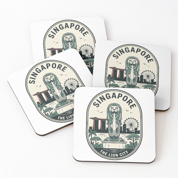 Item preview, Vintage Singapore Merlion Lion City Travel Badge designed and sold by k3rstman1.